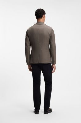 Slim-fit blazer, Light Beige