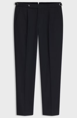 Tapered-fit trousers , Dark Blue