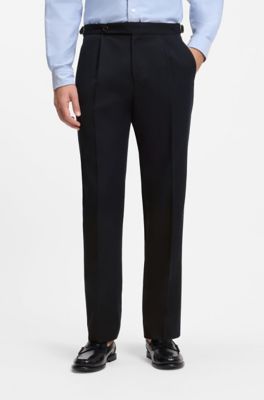 Tapered-fit trousers , Dark Blue