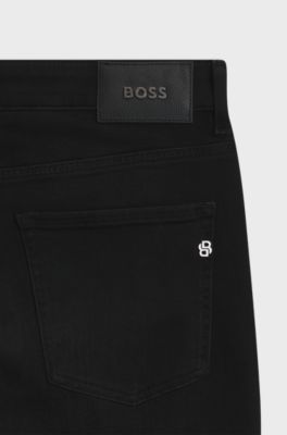 Delaware slim-fit jeans, Black