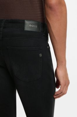 Delaware slim-fit jeans, Black