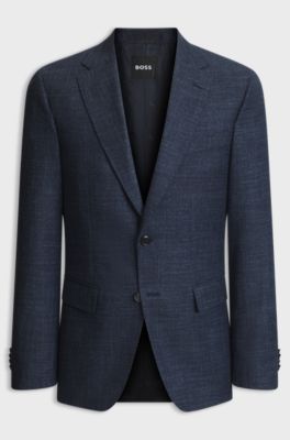 Slim-fit blazer , Dark Blue