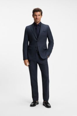 Slim-fit blazer , Dark Blue