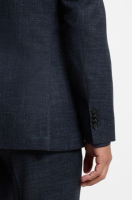 Slim-fit blazer , Dark Blue