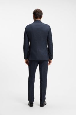 Slim-fit blazer , Dark Blue