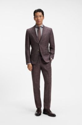 Slim-fit trousers, Brown