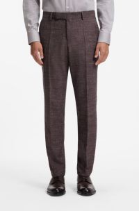 Slim-fit trousers, Brown