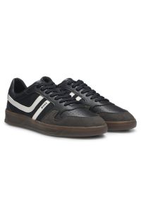 Mixed-material trainers, Dark Grey