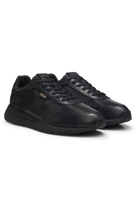 Sneakers aus Leder mit Schnürung