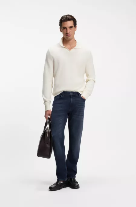 Maine regular-fit jeans in blue comfort-stretch denim