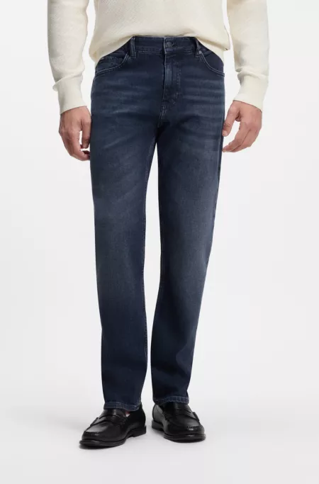 Maine regular-fit jeans in blue comfort-stretch denim