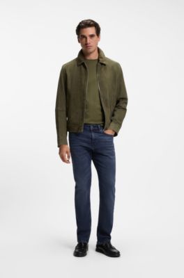 Delaware slim-fit jeans in blue comfort-stretch denim, Dark Blue
