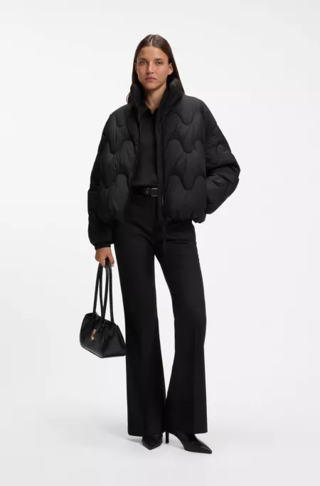 Veste Relaxed matelassée en tissu déperlant