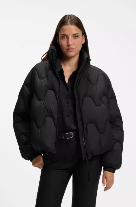 Veste Relaxed matelassée en tissu déperlant