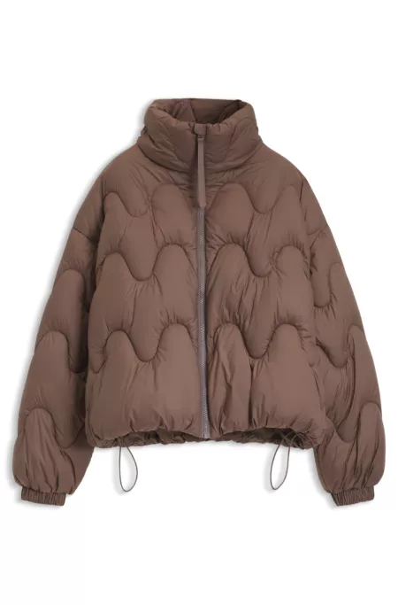 Veste Relaxed matelassée en tissu déperlant