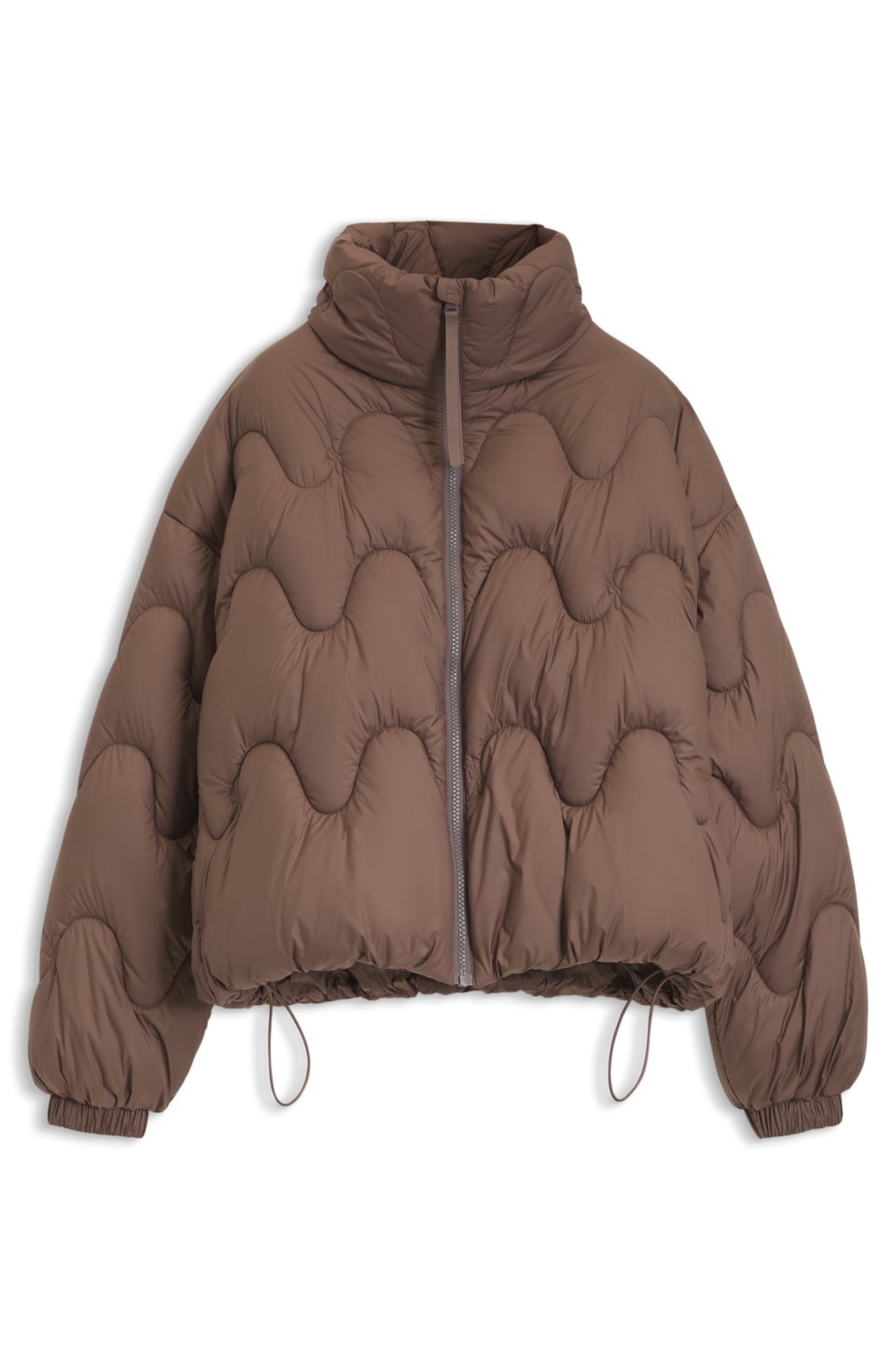 Relaxed-fit padded jacket in water-repellent fabric