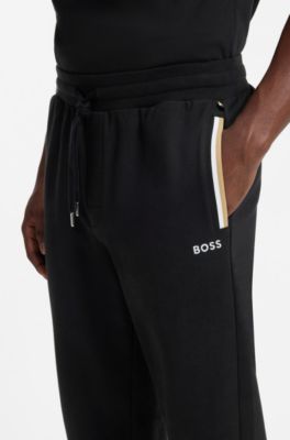 Cotton tracksuit bottoms, Black