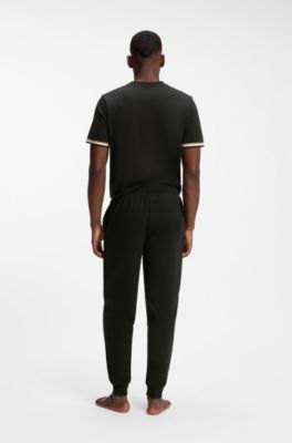 Cotton tracksuit bottoms, Black