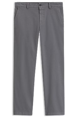 Chinos in structured stretch cotton
