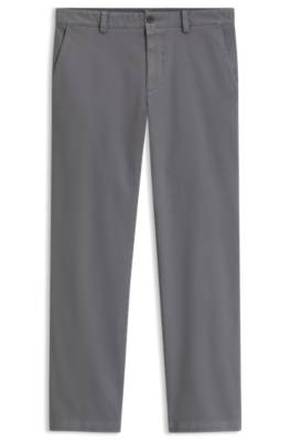 Boss Chinos in structured stretch cotton herr – bild 4