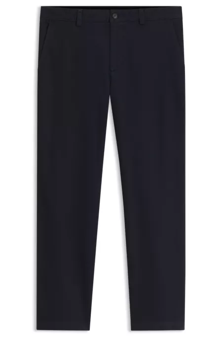 Chinos in structured stretch cotton