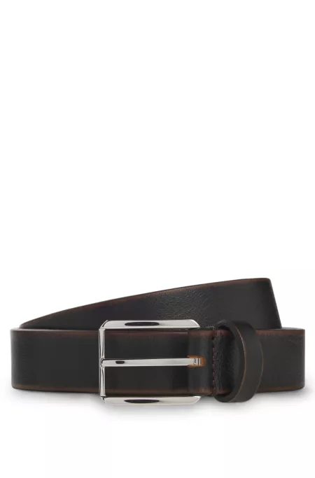Leather belt