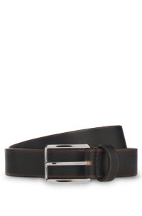 Leather belt, Black