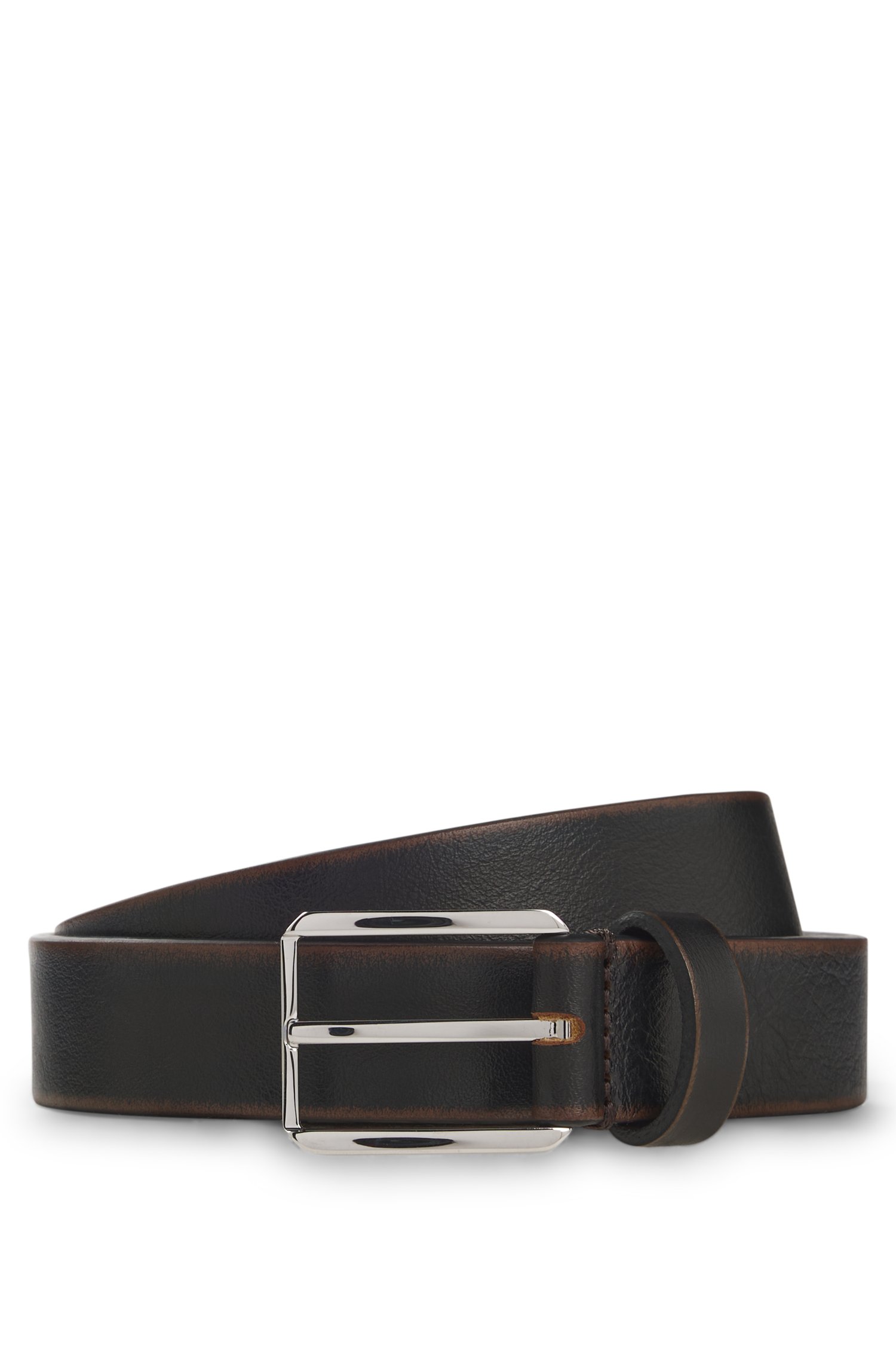 Boss Leather belt skärp & hängslen herr