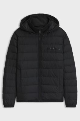 Quilted down jacket, Black