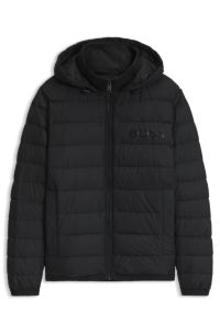 Quilted down jacket, Black