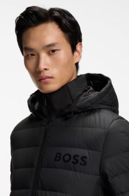Quilted down jacket, Black