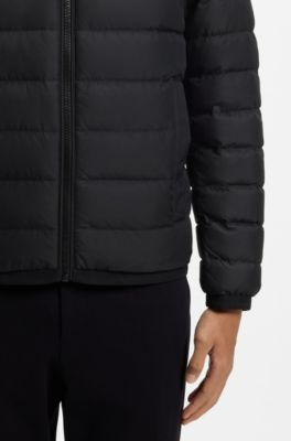 Quilted down jacket, Black