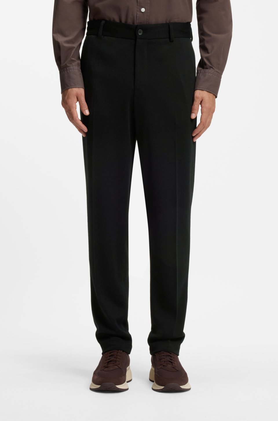 Tapered-fit trousers