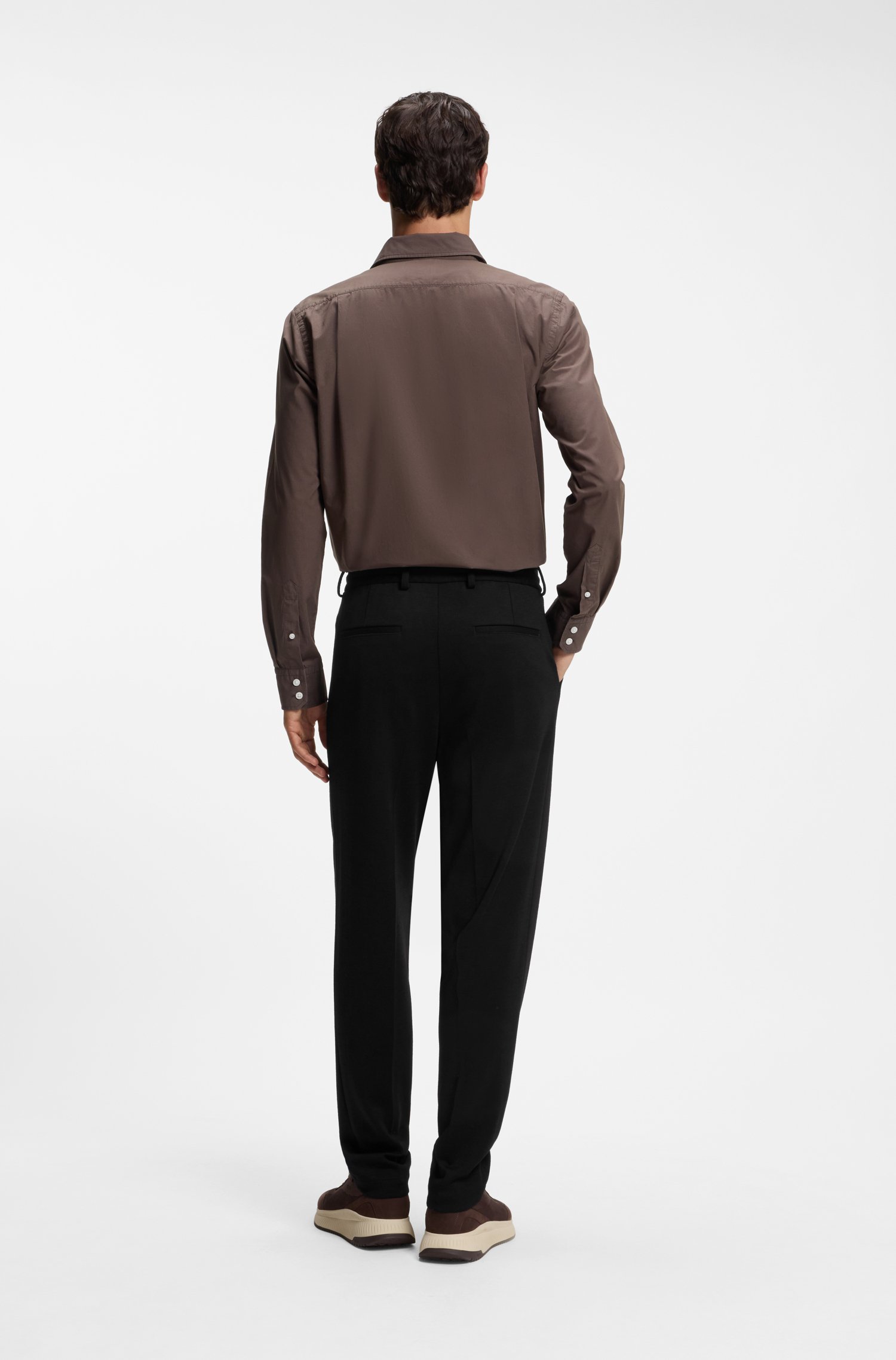 Boss Tapered-fit trousers byxor herr – bild 2