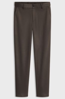 Tapered-fit trousers, Dark Brown