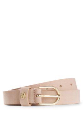 Suede belt, Light Beige