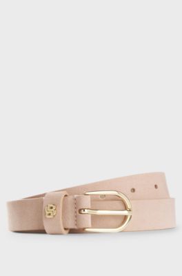 Suede belt, Light Beige