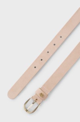 Suede belt, Light Beige