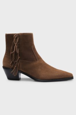 Slip-on boots , Brown
