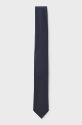 Jacquard-woven tie, Dark Blue