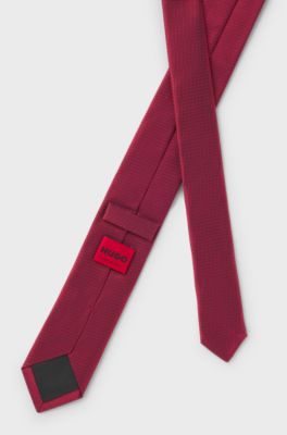 Jacquard-woven tie, Light Pink