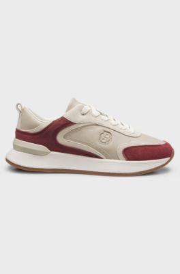 Colour-block trainers, Light Beige