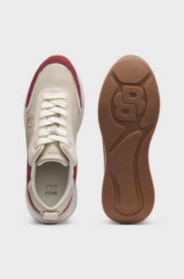 Colour-block trainers, Light Beige