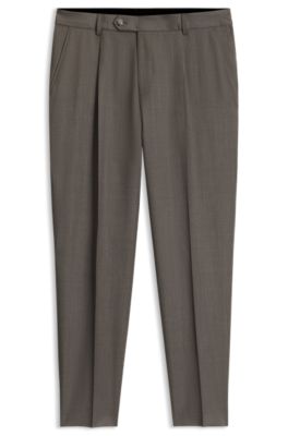 Tapered-fit trousers, Dark Brown