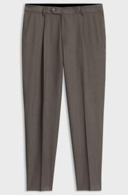 Tapered-fit trousers, Dark Brown