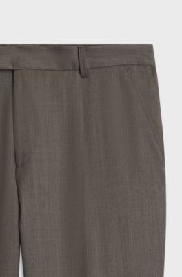 Tapered-fit trousers, Dark Brown