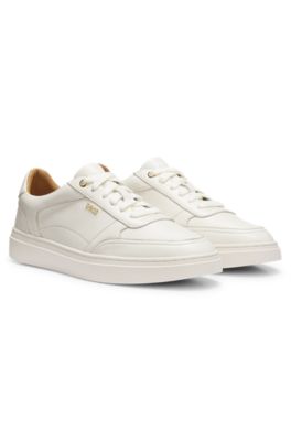 Leather trainers, Natural