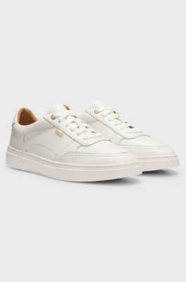 Leather trainers, Natural