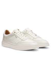 Leather trainers, Natural