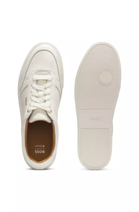 Leather trainers